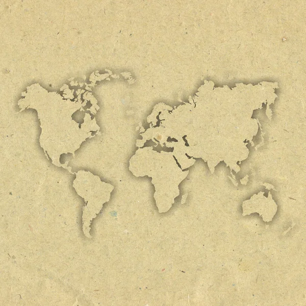 Carte du monde — Photo