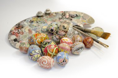 Paskalya yumurtaları Fırça Palet