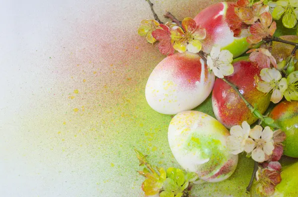 Paskalya yortusu yumurta boya sprey — Stok fotoğraf