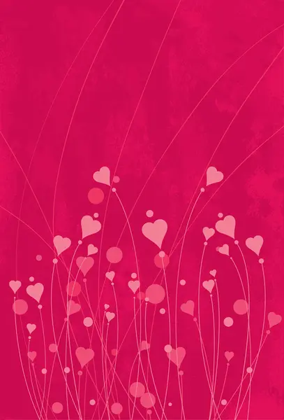 Background art heart Valentine's Day — Stock Vector