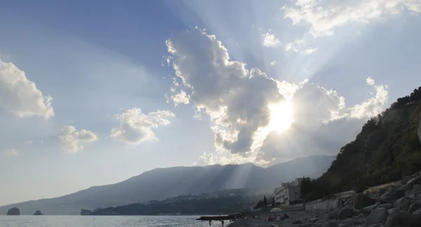 Crimea Gursuf sea travel — Stock Photo, Image