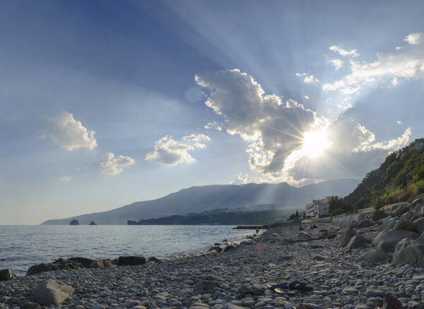 Морские путешествия в Крыму Стоковая Картинка