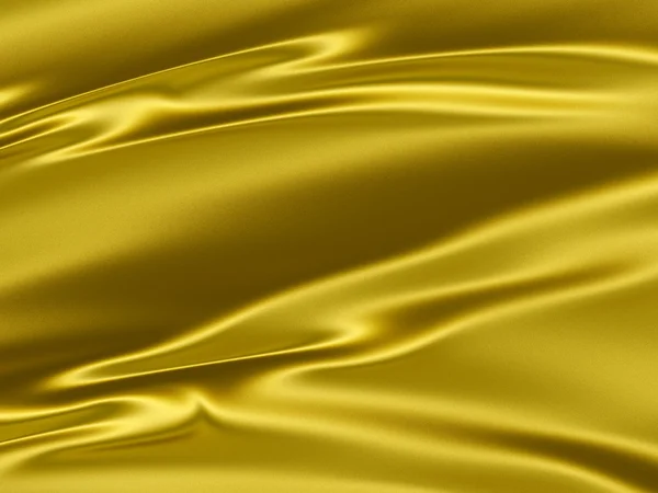 Gyllene gul satin 3d textur bakgrund — Stockfoto