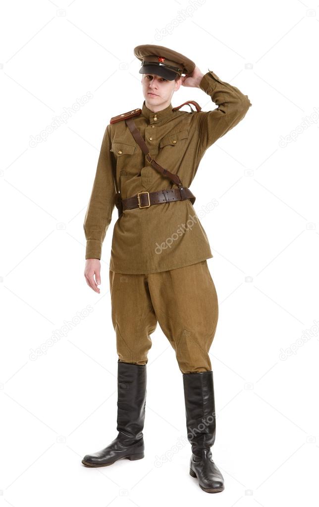 actor dressed in military uniforms the Second World War