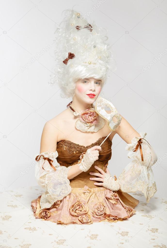 Venetian Princess. Masquerade ball.