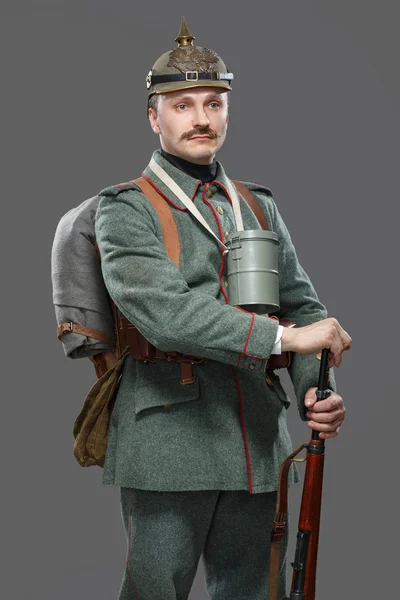 German infantryman during the first world war. — Stock Photo, Image