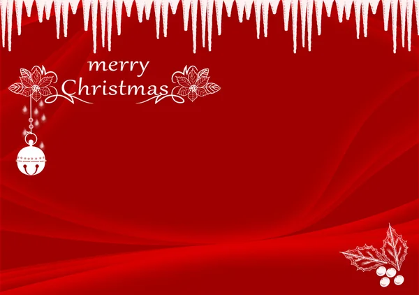 Merry Christmas background card design — Stock Photo, Image
