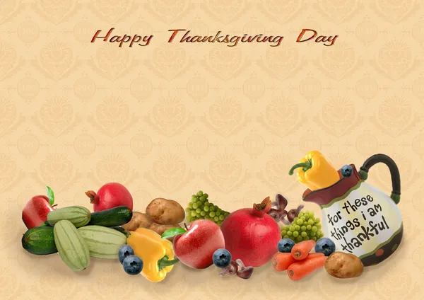 Thanksgiving bakgrundsdesign — Stockfoto