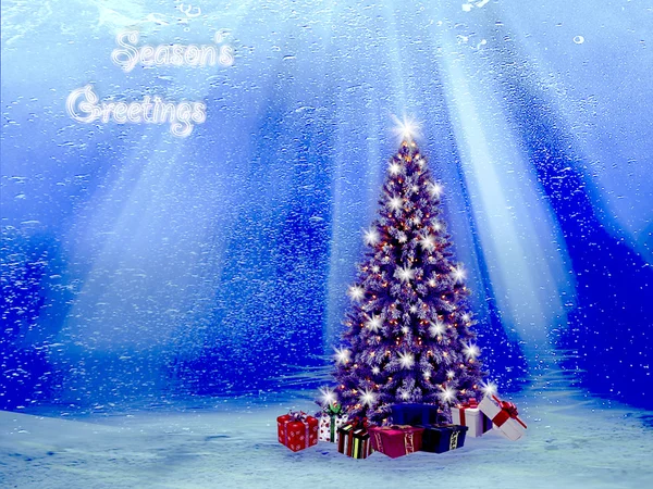 Weihnachten Hintergrund Dekoration — Stockfoto