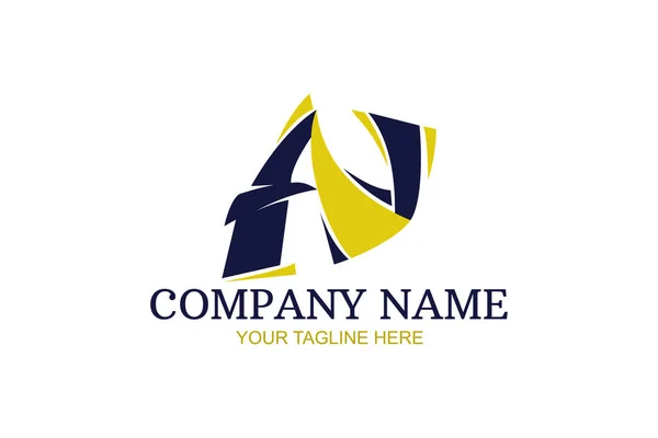 Letter Logo Icon Design Template Elements Suitable Company Logo Simple — Vettoriale Stock