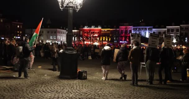 Maastricht Süd Limburg Niederlande März 2022 Internationaler Frauentag Reden Demonstration — Stockvideo