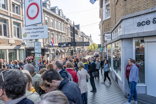 Maastricht South Limburg Netherlands April 2022 King Day Celebration Holland — Foto de Stock