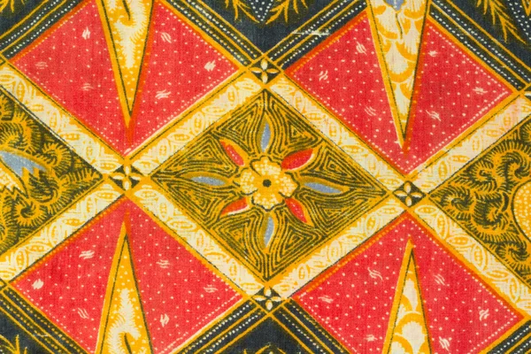 Traditional Batik Sarong Pattern Background — Stock Photo, Image
