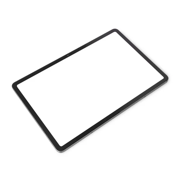 Tablet Computador Mockup Isolado Fundo Branco Com Caminho Recorte — Fotografia de Stock