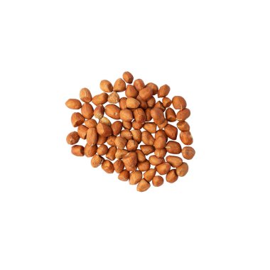 Kırpma yolu ile beyaz arka plan üzerinde izole fıstık.