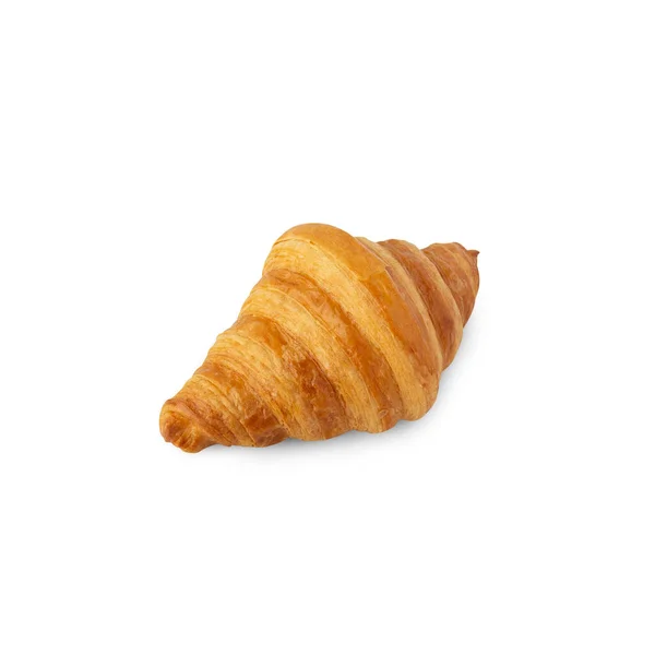 Croissant Isolated White Background Clipping Path — 图库照片