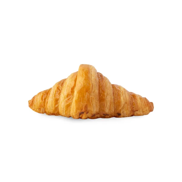 Croissant Isoliert Auf Weißem Hintergrund Mit Clipping Pfad — Stockfoto