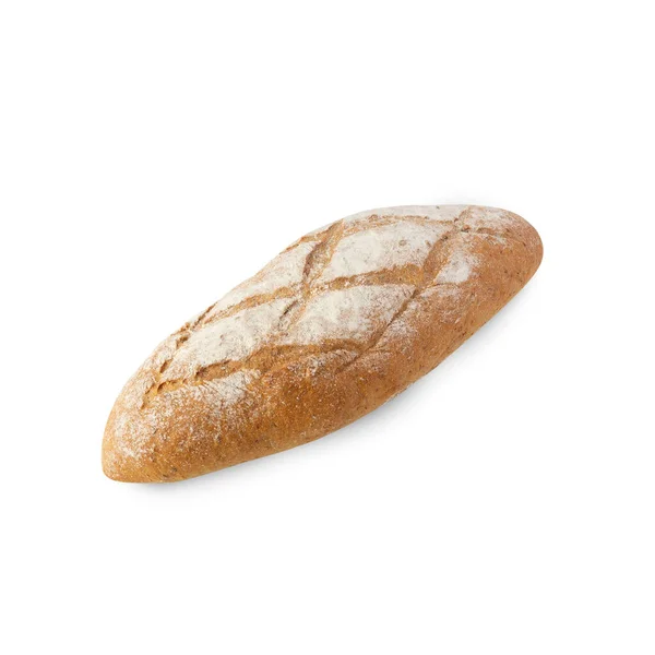 Bread Isolated White Background Clipping Path —  Fotos de Stock