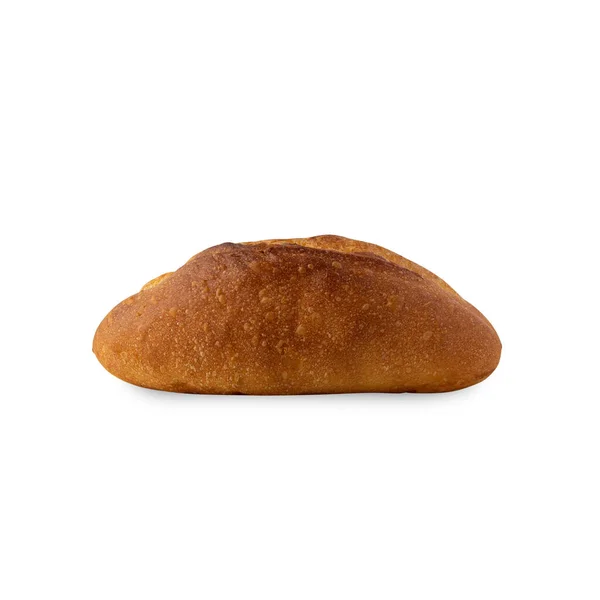 Хлеб Изолирован Белом Фоне Вырезанием Пути — стоковое фото