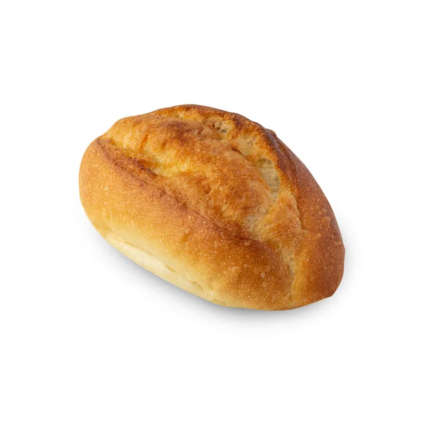 Bread Isolated White Background Clipping Path — 图库照片