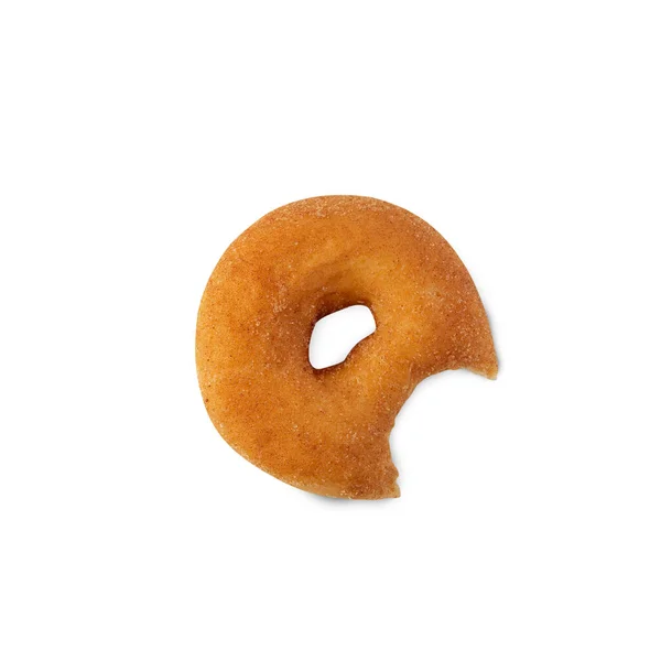 Cinnamon Donut Isolated White Background Clipping Path — стоковое фото
