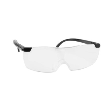 Safety glasses isolated on white background with clipping path.