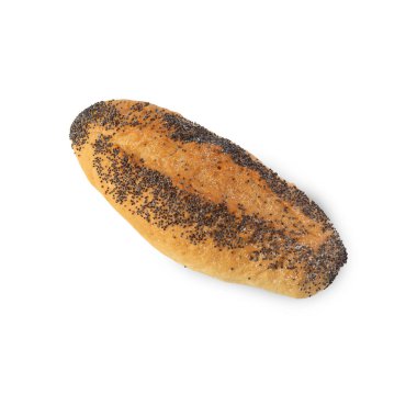 Multigrain bread isolated on white background with clipping path.