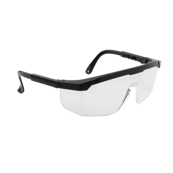 Safety Glasses Isolated White Background Clipping Path — Stock fotografie