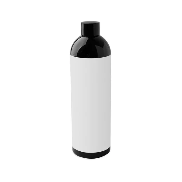 Cosmetic Bottle Mockup Isolated White Background Clipping Path — Stock Photo, Image