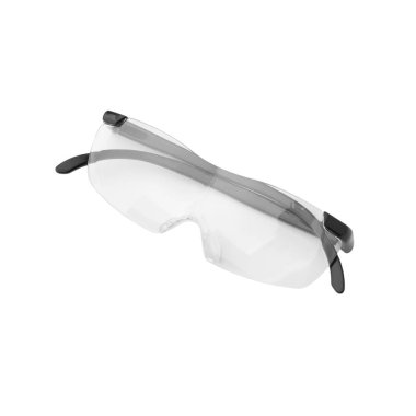 Safety glasses isolated on white background with clipping path.