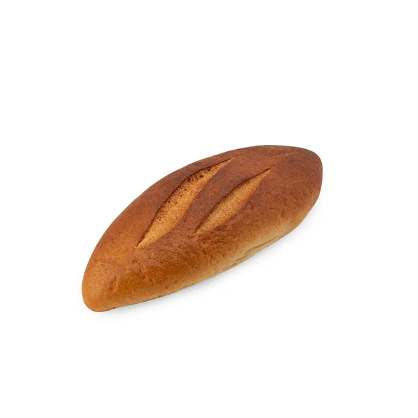 Bread Isolated White Background Clipping Path — 图库照片