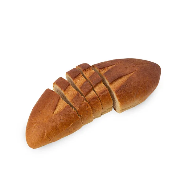 Bread Isolated White Background Clipping Path — 스톡 사진