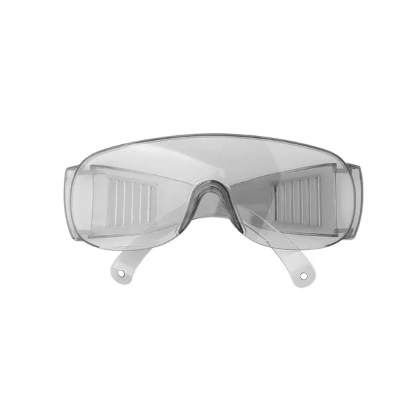Safety Glasses Isolated White Background Clipping Path — 图库照片