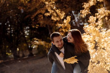 Güz yaprakları dökülürken genç ve vahşi bir adam parkta yürürken sevgilisini kollarına alır.