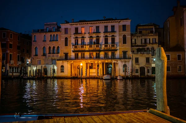 Venecia Italia Julio 2021 Ciudad Venecia Durante Noche Italia — Foto de Stock