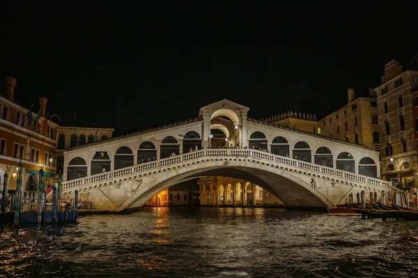 Венеція Італія Липня 2021 Місто Венеція Вночі Італії — стокове фото