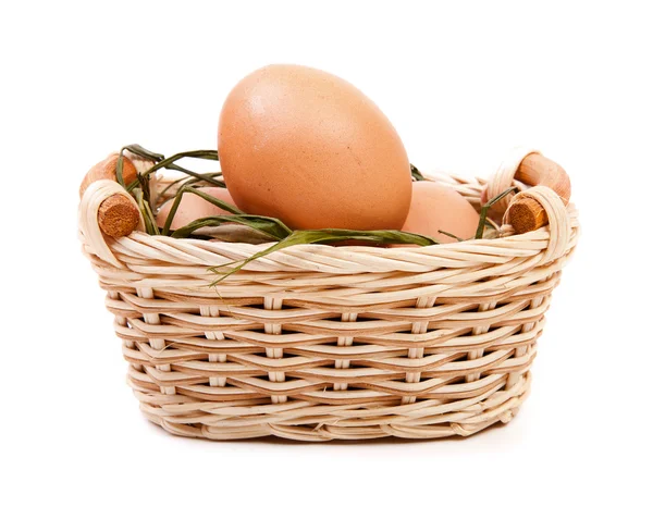 Cesta de huevo —  Fotos de Stock