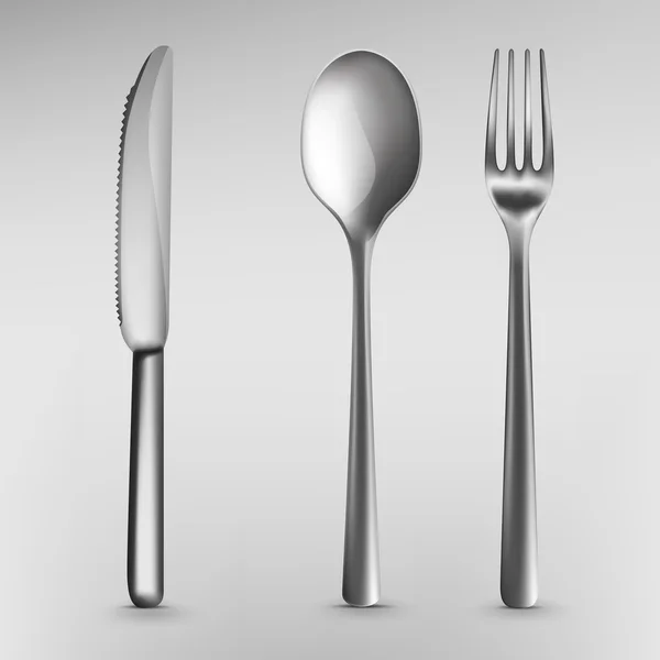 Fork spoon knife — Stock Vector