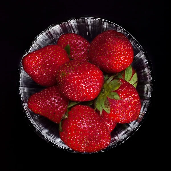 Verre de fraise — Photo