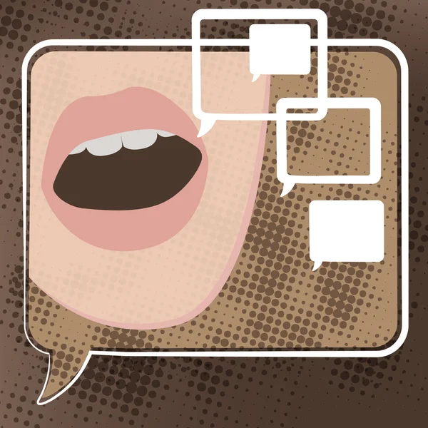 Speech bubbles — Stock Vector