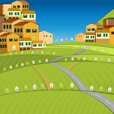 italya şehir manzara