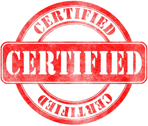 Stamp of Certified — Stock Photo, Image