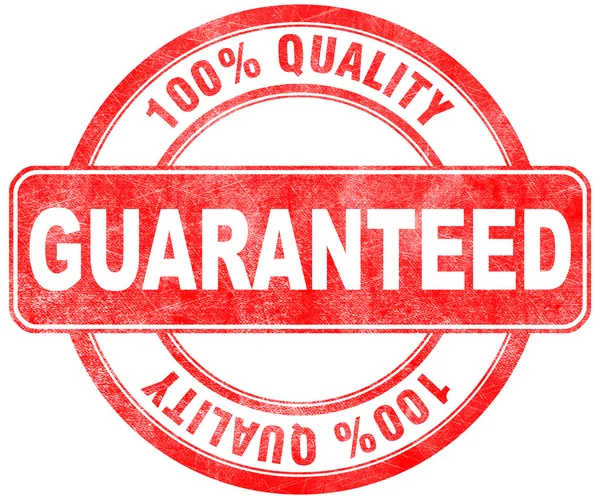 Stamp of Guaranteed quality — Stock Photo, Image