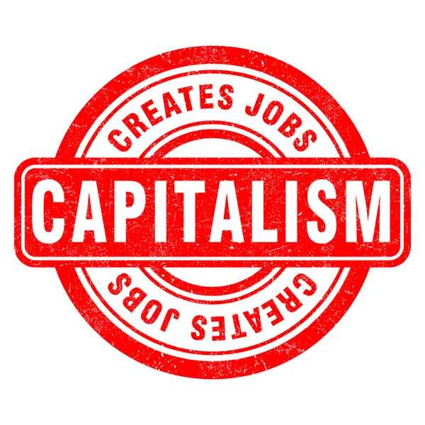 Штамп капитализма — стоковый вектор