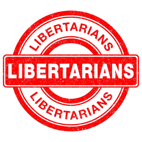 Sello de Libertarios — Vector de stock