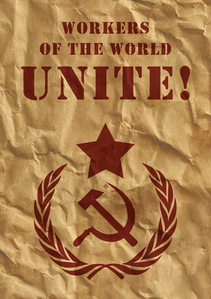 Cartel de la URSS — Zdjęcie stockowe