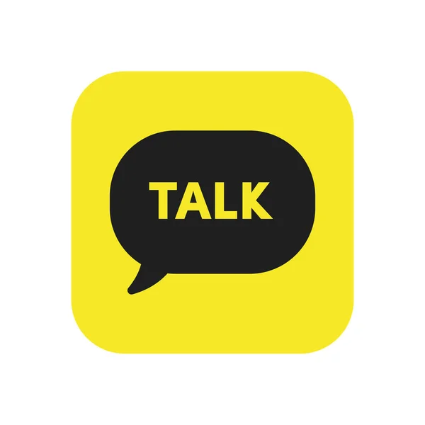 Chat conversa bolha ícone logotipo vetor — Vetor de Stock