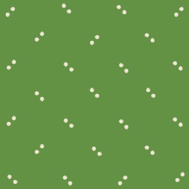 Yeşil arkaplanda beyaz zephyr deseni var. Şekerleme. Üst Manzara. Düz yatıyordu. Pop sanat