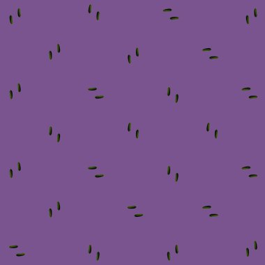 Menekşe arkaplanda taze salatalık deseni var. Üst Manzara. Düz yatıyordu. Pop sanat tasarımı