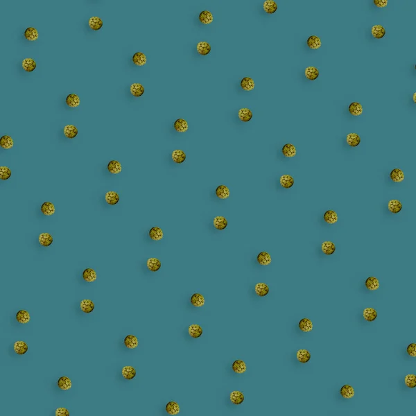 Barevný vzor ovoce čerstvé cherimoya na modrém pozadí. Jablko. Horní pohled. Ležel. Pop art design — Stock fotografie
